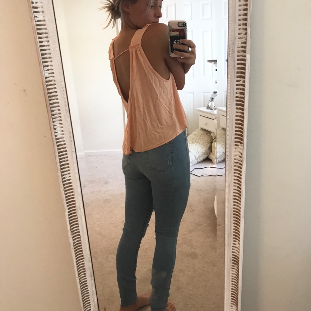 Urban outfitters flowy crop